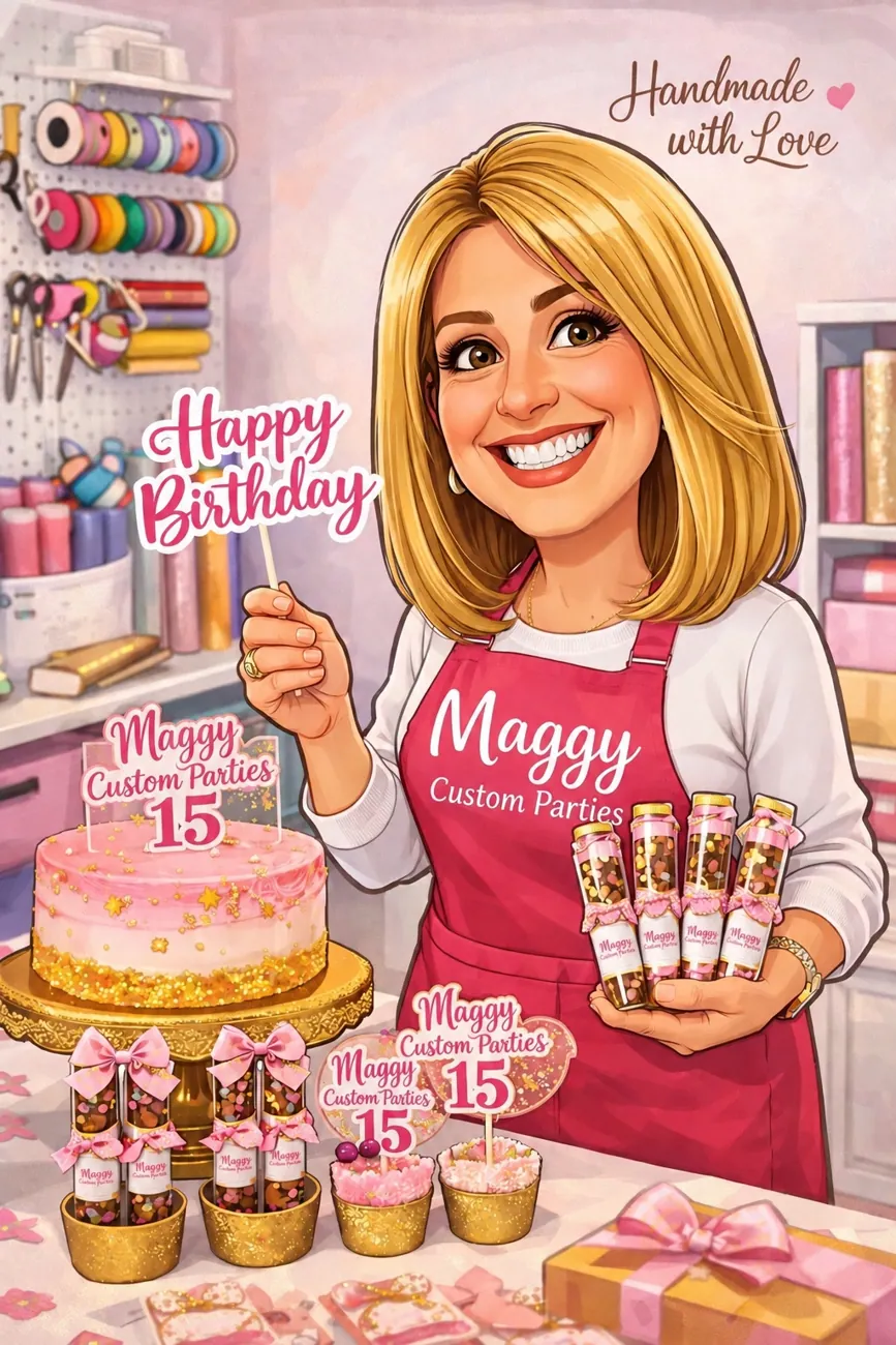 Maggy Custom Parties illustration