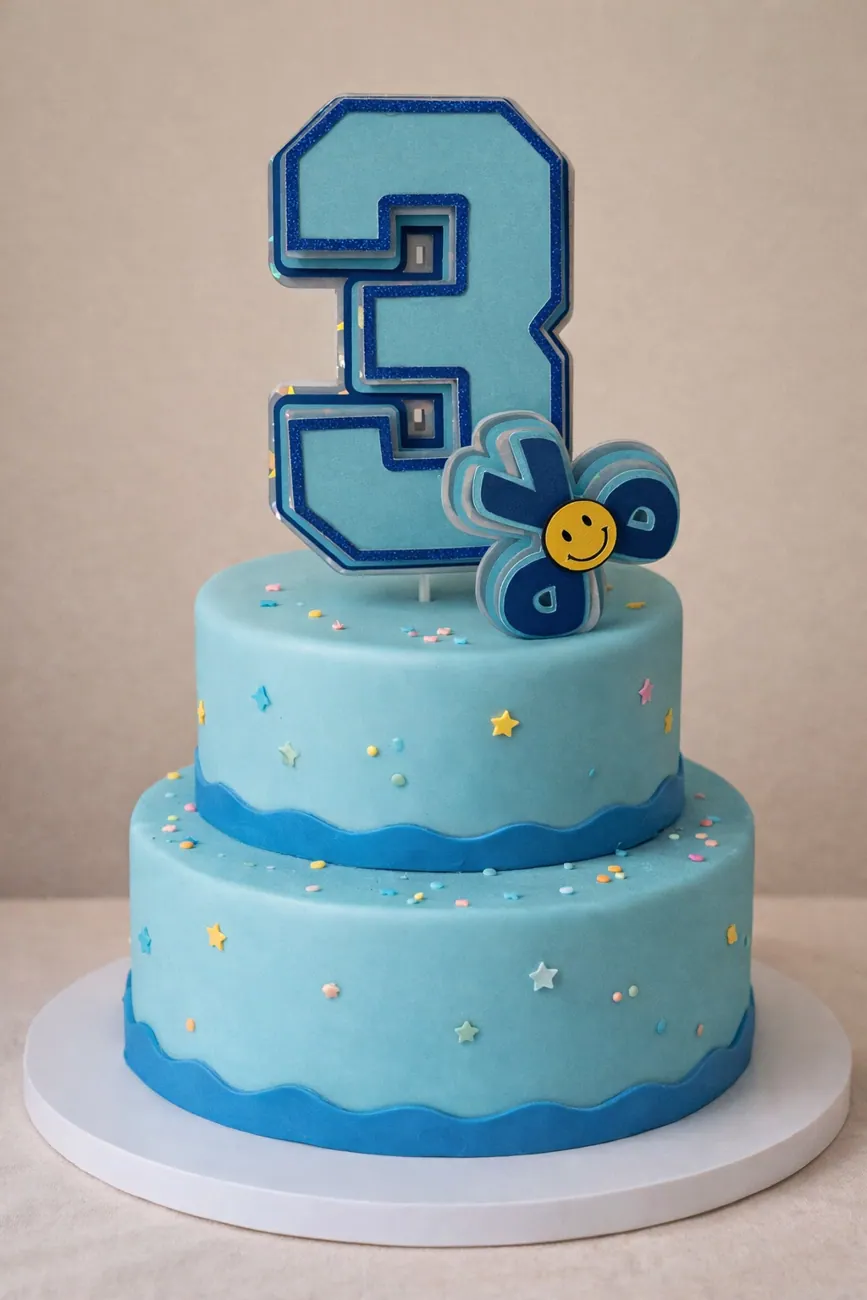 Wedding cake topper — floral display