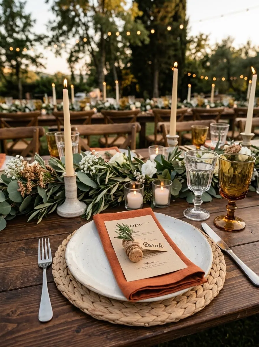 Wedding reception table ideas